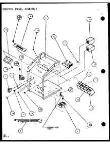 Control Panel Assembly (Pth09300er / P9812608r) (Pth09400er / P9872108r) parts for Amana Central Air Conditioner PTH09300FR/P1103401R from AppliancePartsPros.com