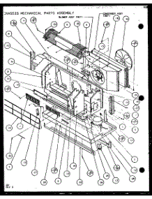 Chassis Mechanical Parts Assembly (Pth12300er / P9812629r) (Pth12400er / P9872129r) parts for Amana Central Air Conditioner PTH09300FR/P1103401R from AppliancePartsPros.com