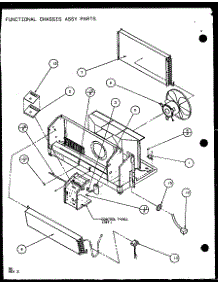 Functional Chassis Assy Parts (Pth15300er / P9812622r) (Pth15400er / P9872122r) parts for Amana Central Air Conditioner PTH09300FR/P1103401R from AppliancePartsPros.com