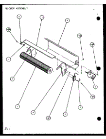 Blower Assembly (Pth12300er / P9812615r) (Pth12400er / P9872115r) parts for Amana Central Air Conditioner PTH09400FR/P1103501R from AppliancePartsPros.com