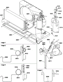 Compressor / Tubing parts for Amana Heating Cooling Combined Unit PTH094A35DA/P1202606R from AppliancePartsPros.com
