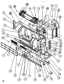Chassis Mechanical parts for Amana Central Air Conditioner PTH09525GFP/P1127510R from AppliancePartsPros.com