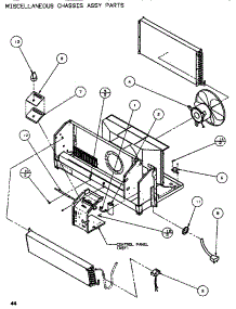 Chassis Assembly Miscellaneous parts for Amana Central Air Conditioner PTH09525GFP/P1127510R from AppliancePartsPros.com