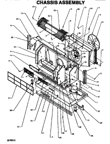 Chassis Assembly parts for Amana Central Air Conditioner PTH09525JFP/P1169401R from AppliancePartsPros.com