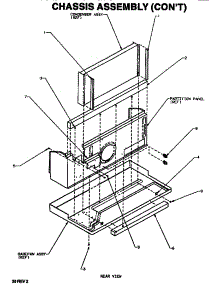 Chassis Assembly (Cont.) parts for Amana Central Air Conditioner PTH09525JFP/P1169401R from AppliancePartsPros.com