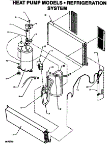 Refrigeration System parts for Amana Central Air Conditioner PTH09525JFP/P1169401R from AppliancePartsPros.com