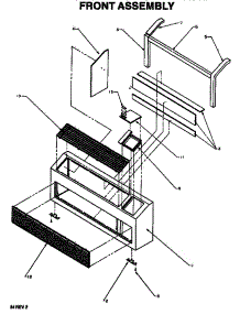 Front Assembly parts for Amana Central Air Conditioner PTH10535J/P1169144R from AppliancePartsPros.com