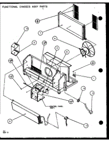 Functional Chassis Assy Parts (Pth09300f / P1102601r) (Pth09400f / P1102701r) (Pth09300fc / P1103001r) (Pth09400fc / P1103101r) parts for Amana Central Air Conditioner PTH12300E/P9806815R from AppliancePartsPros.com
