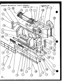 Chassis Mechanical Parts Assembly (Pth15300e / P9806822r) (Pth15400e / P9806922r) (Pth15300ec / P9811822r) (Pth15400ec / P9872322r) parts for Amana Central Air Conditioner PTH12300E/P9806829R from AppliancePartsPros.com