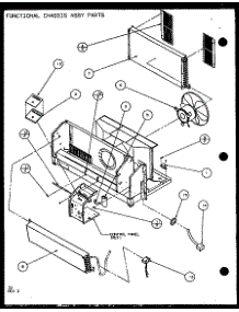 Functional Chassis Assy Parts (Pth12300e / P9806829r) (Pth12400e / P9806929r) (Pth12300ec / P9811829r) (Pth12400ec / P9872329r) parts for Amana Central Air Conditioner PTH12300EC/P9811815R from AppliancePartsPros.com