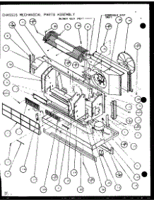 Chassis Mechanical Parts Assembly (Pth12300er / P9812615r) (Pth12400er / P9872115r) parts for Amana Central Air Conditioner PTH12300ER/P9812615R from AppliancePartsPros.com