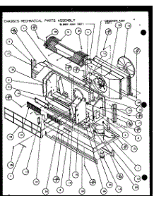 Chassis Mechanical Parts Assembly (Pth07400er / P9872101r) (Pth07300er / P9812601r) parts for Amana Central Air Conditioner PTH12300ER/P9812629R from AppliancePartsPros.com