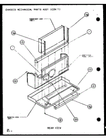 Chassis Mechanical Parts Assy (Con^T) (Pth09300er / P9812608r) (Pth09400er / P9872108r) parts for Amana Central Air Conditioner PTH12300ER/P9812629R from AppliancePartsPros.com