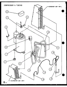 Compressor & Tubing (Pth09300f / P1102601r) (Pth09400f / P1102701r) (Pth09300fc / P1103001r) (Pth09400fc / P1103101r) parts for Amana Central Air Conditioner PTH12400EC/P9872329R from AppliancePartsPros.com