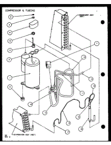 Compressor & Tubing (Pth15300e / P9806822r) (Pth15400e / P9806922r) (Pth15300ec / P9811822r) (Pth15400ec / P9872322r) parts for Amana Central Air Conditioner PTH12400EC/P9872329R from AppliancePartsPros.com