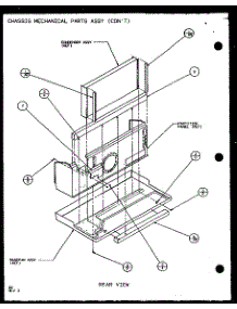 Chassis Mechanical Parts Assy (Pth15300e / P9806822r) (Pth15400e / P9806922r) (Pth15300ec / P9811822r) (Pth15400ec / P9872322r) parts for Amana Central Air Conditioner PTH15300EC/P9811822R from AppliancePartsPros.com