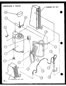 Compressor & Tubing (Pth09300er / P9812608r) (Pth09400er / P9872108r) parts for Amana Central Air Conditioner PTH15300ER/P9812622R from AppliancePartsPros.com