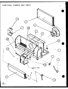 Functional Chassis Assy Parts (Pth12400er / P9872115r) (Pth12300er / P9812629r) parts for Amana Central Air Conditioner PTH15300ER/P9812622R from AppliancePartsPros.com