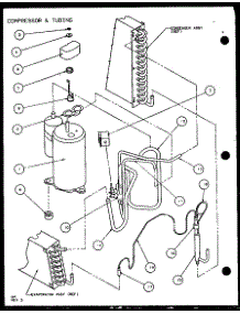 Compressor & Tubing (Pth12300er / P9812615r) (Pth12400er / P9872115r) parts for Amana Central Air Conditioner PTH15300ER/P9812622R from AppliancePartsPros.com