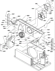 Chassis parts for Amana Heating Cooling Combined Unit PTH153A35AA/P1223522R from AppliancePartsPros.com