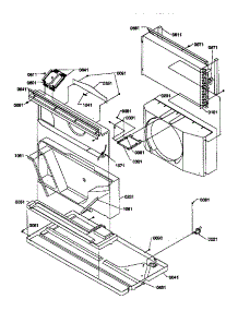 Chassis parts for Amana Heating Cooling Combined Unit PTH153A35CA/P1202320R from AppliancePartsPros.com