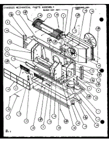 Chassis Mechanical Parts Assembly (Pth09300e / P9806808r) (Pth09400e / P9806908r) (Pth09300ec / P9811808r) (Pth09400ec / P9872308r) parts for Amana Central Air Conditioner PTH15400EC/P9872322R from AppliancePartsPros.com