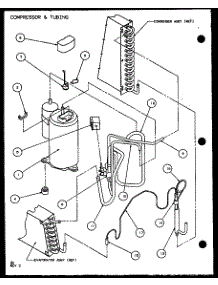 Compressor & Tubing (Pth09300e / P9806808r) (Pth09400e / P9806908r) (Pth09300ec / P9811808r) (Pth09400ec / P9872308r) parts for Amana Central Air Conditioner PTH15400EC/P9872322R from AppliancePartsPros.com