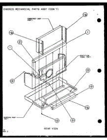 Chassis Mechanical Parts Assy (Pth12300e / P9806829r) (Pth12400e / P9806929r) (Pth12300ec / P9811829r) (Pth12400ec / P9872329r) parts for Amana Central Air Conditioner PTH15400EC/P9872322R from AppliancePartsPros.com