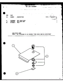 Key Lock Accessory (Kl01 / P6441001r) parts for Amana Central Air Conditioner PTSB320B1/P9869801R from AppliancePartsPros.com