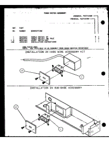 Installation In Hard Wire Accessory Kit / Installation In Sub parts for Amana Central Air Conditioner PTSB320B1/P9869801R from AppliancePartsPros.com