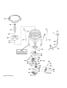 Tub & Motor parts for Ge Washer PTW605BSR0WS from AppliancePartsPros.com