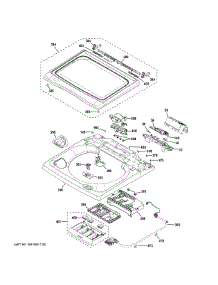 Top Panel & Lid parts for Ge Washer PTW700BST0RS from AppliancePartsPros.com