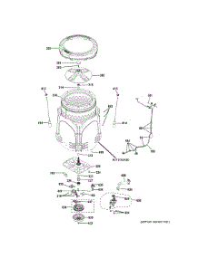 Tub & Motor parts for Ge Washer PTW900BPT0RS from AppliancePartsPros.com