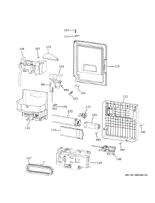 Ice Maker & Dispenser parts for Ge Bottom-Mount Refrigerator PVD28BYNCFS from AppliancePartsPros.com