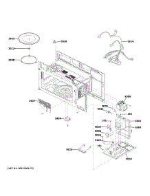 Interior Parts (1) parts for Ge Microwave/Hood Combo PVM9005BL8TS from AppliancePartsPros.com