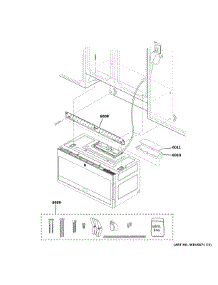 Installation Parts parts for Ge Microwave/Hood Combo PVM9005EJ8ES from AppliancePartsPros.com