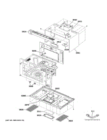 Oven Cavity Parts parts for Ge Microwave/Hood Combo PVM9179DK5WW from AppliancePartsPros.com