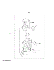 Latch Board Parts parts for Ge Microwave/Hood Combo PVM9179ER1ES from AppliancePartsPros.com
