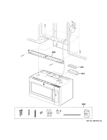 Installation Parts parts for Ge Microwave/Hood Combo PVM9179ER1ES from AppliancePartsPros.com