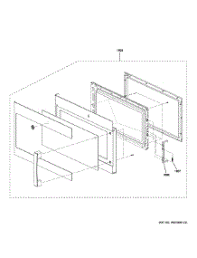 Door Parts parts for Ge Microwave/Hood Combo PVM9179SR1SS from AppliancePartsPros.com