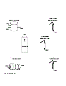 Lokring Connectors parts for Ge Refrigerator PWS06DSPBSS from AppliancePartsPros.com