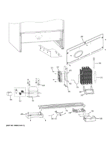 Machine Compartment parts for Ge Refrigerator PWS06DSPBSS from AppliancePartsPros.com