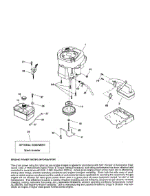 Engine parts for Poulan Front-Engine Lawn Tractor PXT12530 (96046000800) from AppliancePartsPros.com