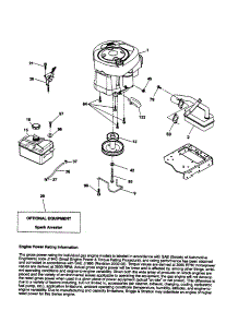 Engine parts for Poulan Front-Engine Lawn Tractor PXT12530 (96046001400) from AppliancePartsPros.com