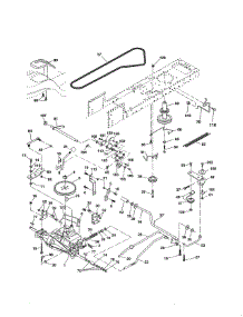 Drive parts for Poulan Front-Engine Lawn Tractor PXT15538 (96016001800) from AppliancePartsPros.com