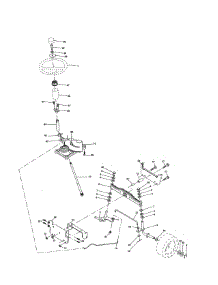 Steering parts for Poulan Front-Engine Lawn Tractor PXT15538 (96016001800) from AppliancePartsPros.com