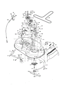 Mower Deck parts for Poulan Front-Engine Lawn Tractor PXT15538 (96016001800) from AppliancePartsPros.com