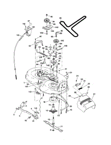 Mower Deck parts for Poulan Front-Engine Lawn Tractor PXT16542 (96016001700) from AppliancePartsPros.com