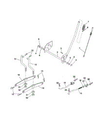 Mower Lift parts for Poulan Front-Engine Lawn Tractor PXT175G42 (96016002400) from AppliancePartsPros.com