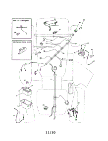 Electrical parts for Poulan Front-Engine Lawn Tractor PXT195G42 (96046002200) from AppliancePartsPros.com